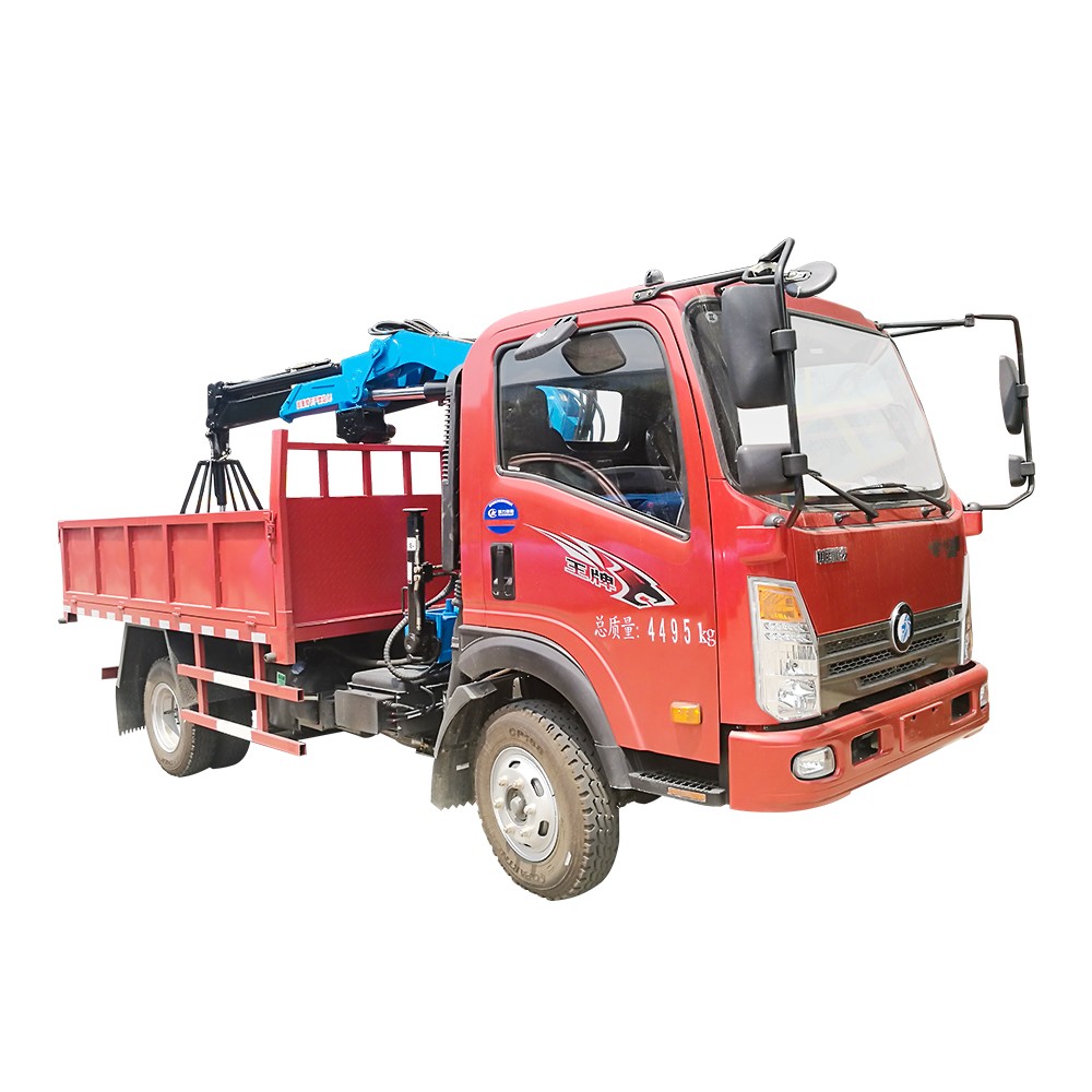 Grue montée sur camion à 6 roues