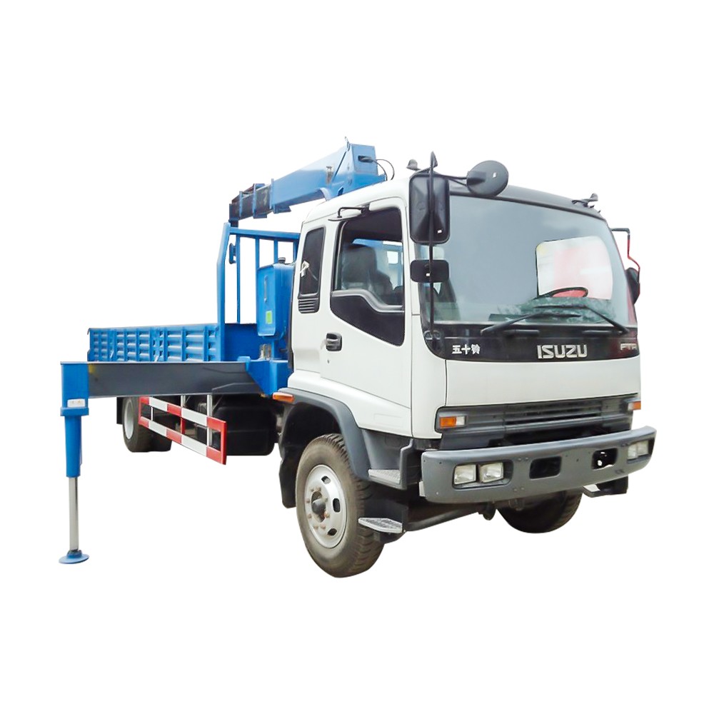 Camion 6 roues avec grue